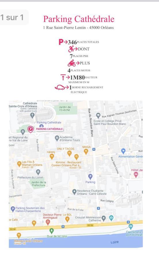 Апартаменты Duplex De Charme Orleans Hypercentre Cathedrale-Parking Possible Экстерьер фото